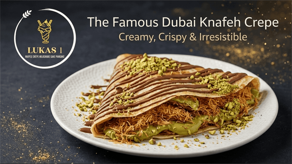 The Famous Dubai Knafeh Crepe