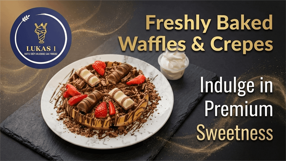 Freshly Baked Waffles & Crepes